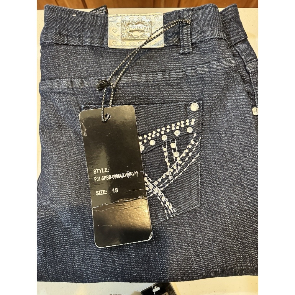 13 Wholesale Lot Womens Jeans NWT Bling Flare Straight Skinny Sizes 5-18 Denim - Picture 7 of 10